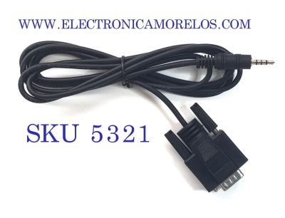 CABLE SERIAL A  AUXILIAR 3.5 M. ORIGINAL  LG  PARA  MONITOR  Y TVS.  LG “NUEVO“ / NUMERO DE PARTE EAD62707906